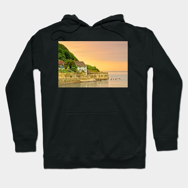 Thatched Cottage, Runswick Bay, North Yorkshire Hoodie by MartynUK